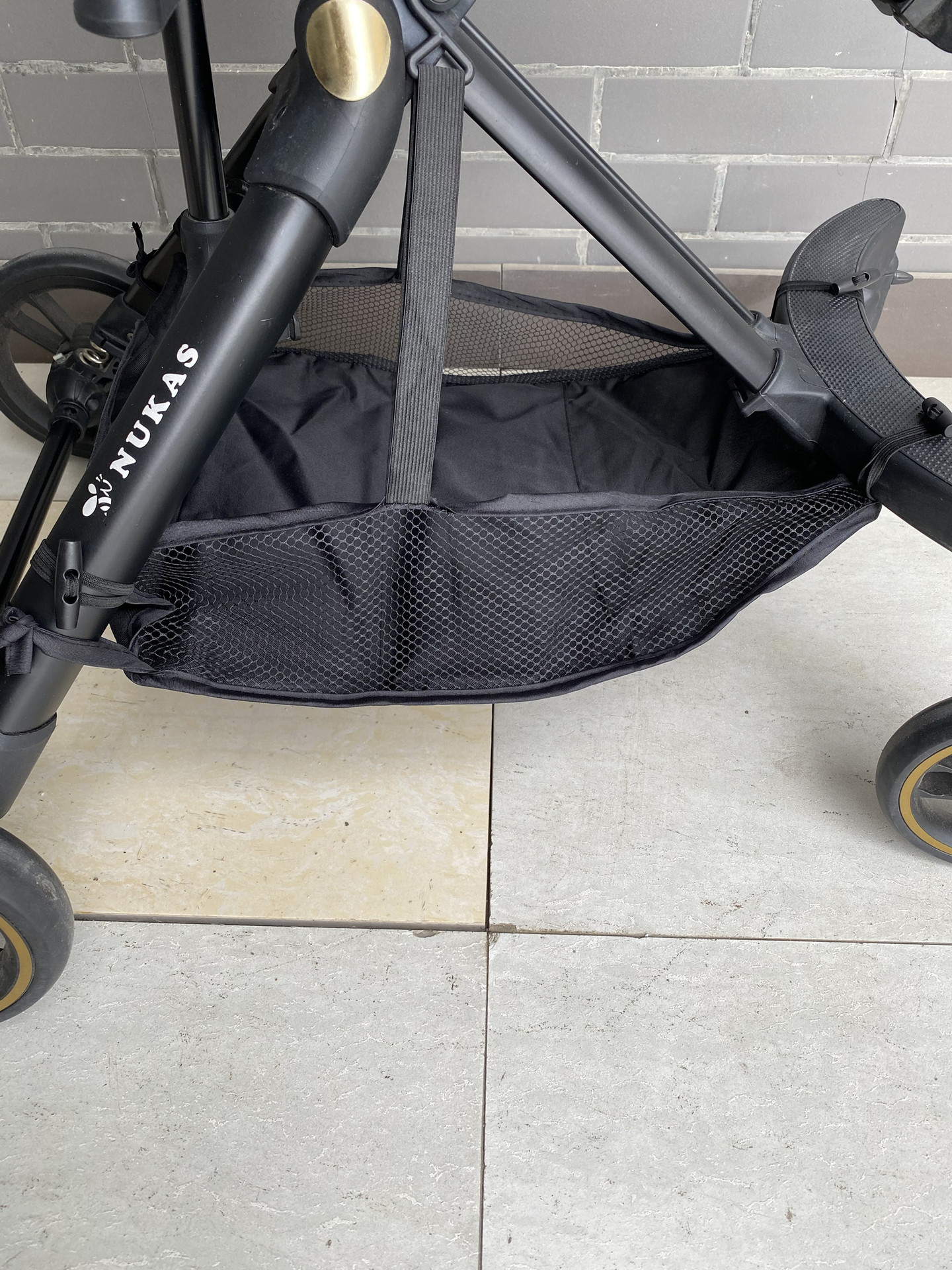 Baby Walking Artifact Hanging Bag Portable Mesh Bag Baby Baby Walking Car Storage Basket Storage Bag Hanging Bag Milk Bottle Bag Storage Bottom Pocket