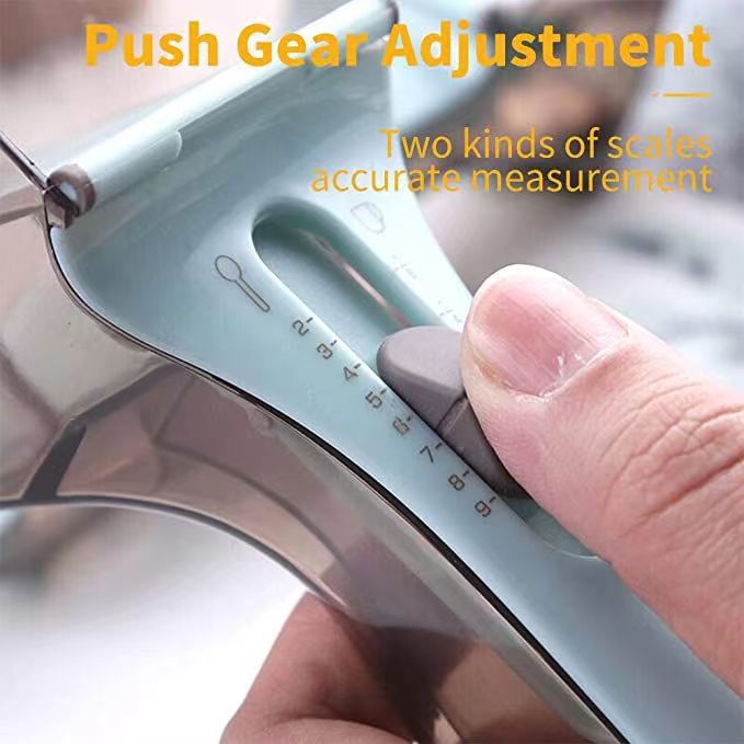 Measuring Spoon 2-piece set measuring spoon adjustable measuring spoon kitchen tool plastic scale measuring spoon adjustable measuring spoon suit