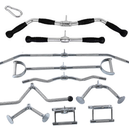 High pull-down handle strength fitness equipment size bird rowing V-shaped pull rod gantry accessories