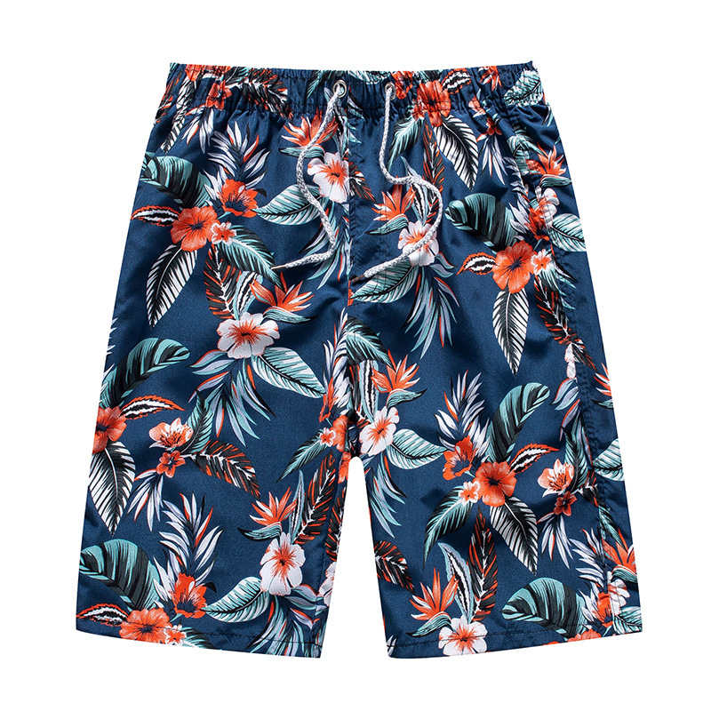 2022 New Arrival Beach Pants Men's Fashion Printed Shorts Loose Casual Beach Pants Outdoor Water Sports Pants