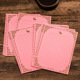 A5 lace powder horizontal line letter paper 1 piece