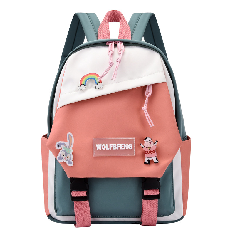 Summer Children's Backpack Boys and Girls Kindergarten Schoolbag Large Class Middle Class Nylon Backpack First Grade Student Schoolbag