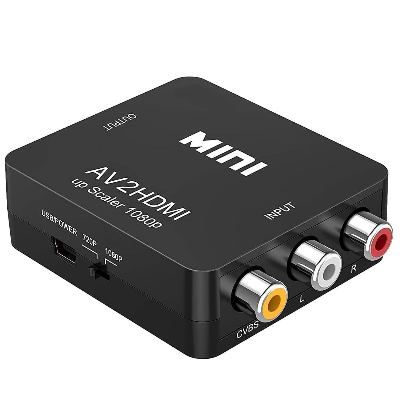 Factory direct av to hdmi converter mini av to hdmi HD video 1080p