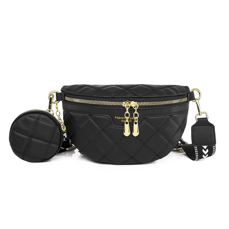 Internet Celebrity Cowhide Leather Chest Bag Women's 2022 New Fashion Crossbody Bag All-match Mengchu Waist Bag Trendy Niche Design