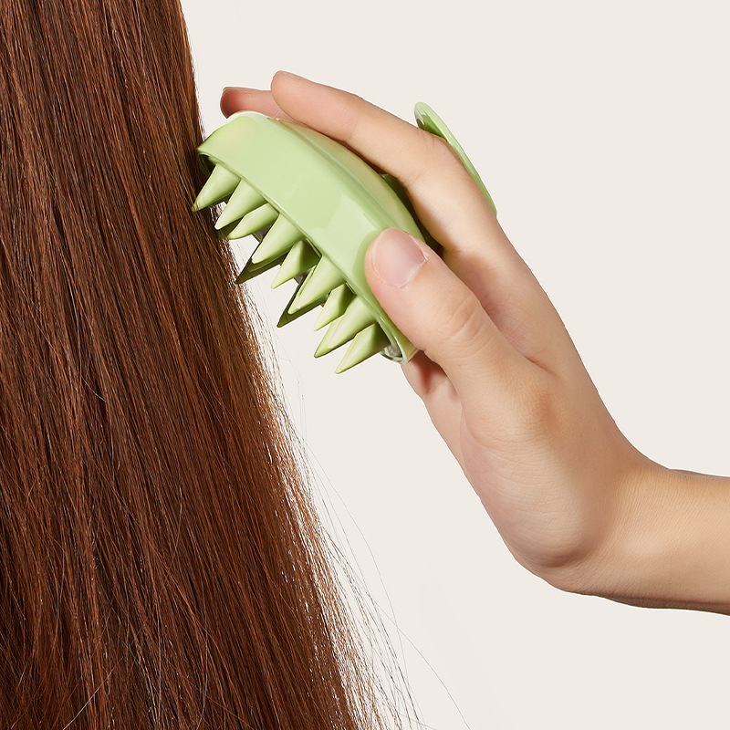 Head Cleaning Dry and Wet Scalp Massage Brush Adult Baby Soft Household Bath Silicone Shampoo