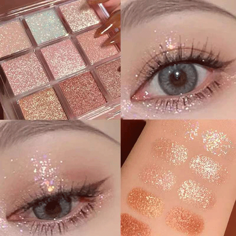 Capel full range of nine-color eye shadow plate matte glitter pearl matte earth color parity eye shadow wholesale