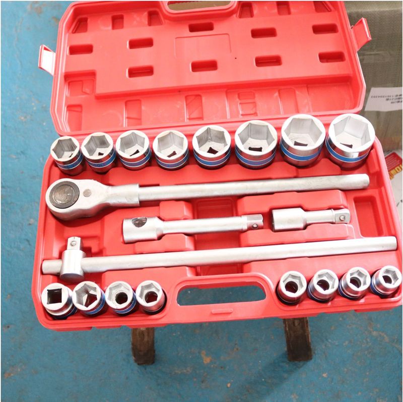 21点セット3/4重型風砲スリーブセット重型六角スリーブ十二花スリーブレンチ汽修具|undefined