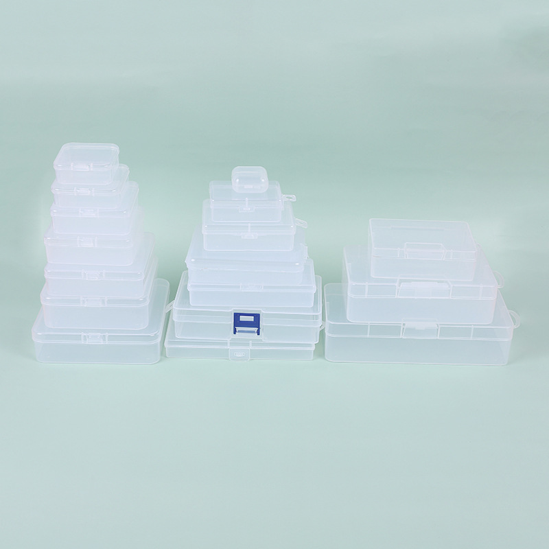 Spot Card Postcard Auto Accessories Mask Empty Box Packing Box Stationery Goo Card Transparent Plastic Box Storage Box