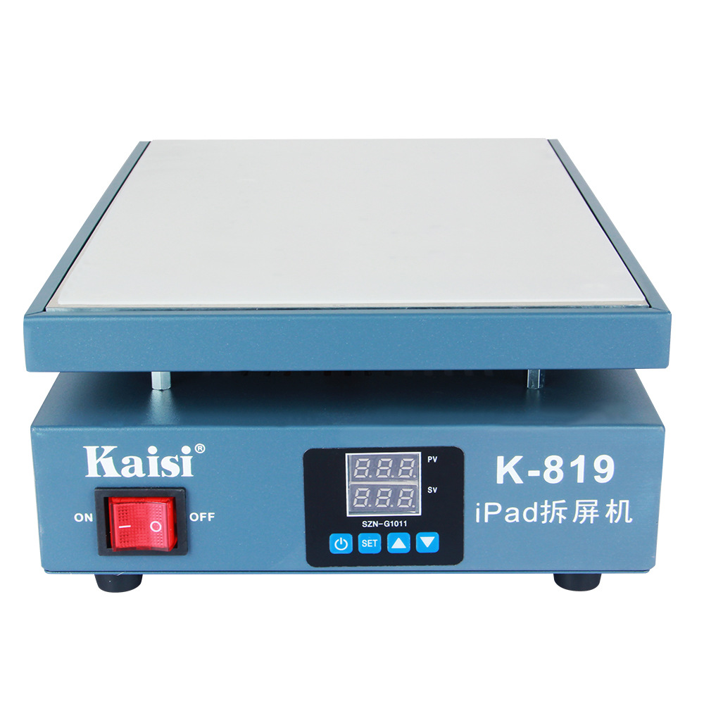 KAISI819 constant temperature heating table 12 inch mobile phone flat panel lamp bead removal platform 260w high power screen removal machine