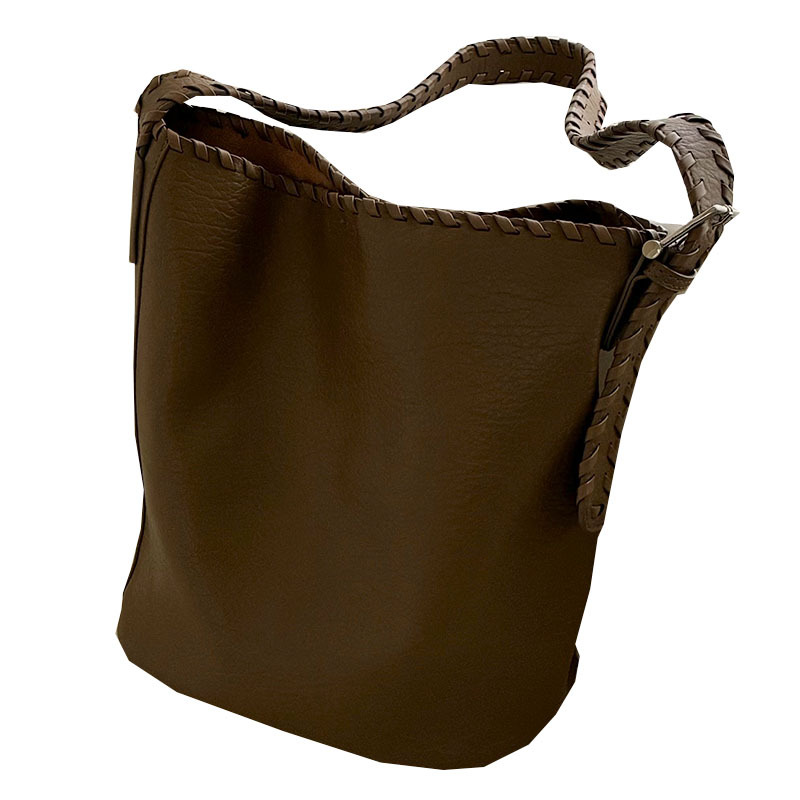 High-end Fashion Shoulder Tote Bag Women's 2024 New Spring and Summer Casual All-match Large Capacity Crossbody Bucket