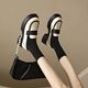 Mary Jane women's shoes 2023 new summer French platform loafers all-match single-layer shoes British style leather shoes
