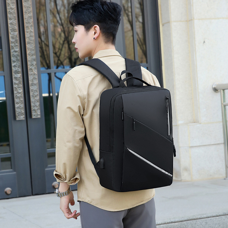 Cross-border new boys fashion backpack leisure travel backpack business waterproof computer bag printable logo wholesale