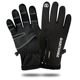 Outdoor winter warm gloves men's anti-splashing anti-slip fleece-lined thickened sports touch screen windproof riding gloves wholesale