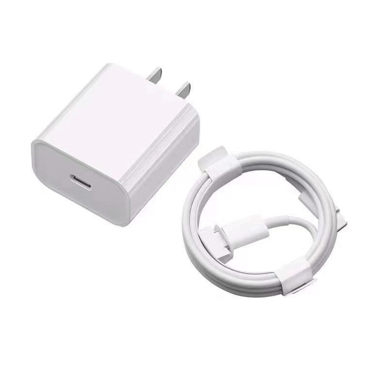 True PD20w fast charging head fast charging line for iPhone14/13/12/11 Apple mobile phone charger wholesale