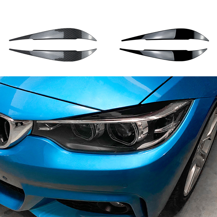 Suitable for BMW 4 Series F32 F33 F36 2014-2020 headlight eyebrow car stickers exterior modification