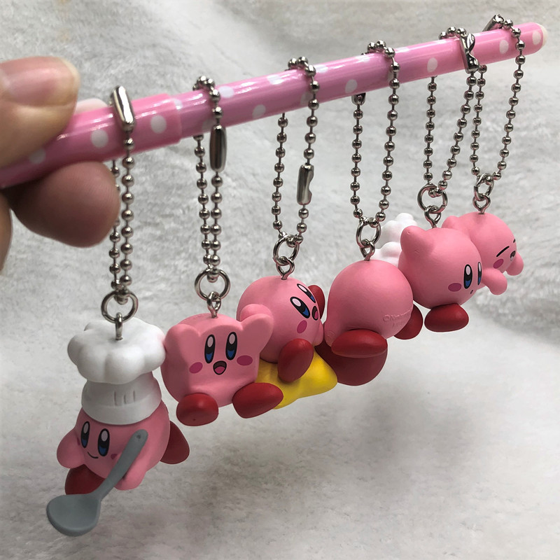 Anime Nintendo Scene Edition Star Kabi 6 Doll Doll Key Chain Small Pendant Ornaments Hanging