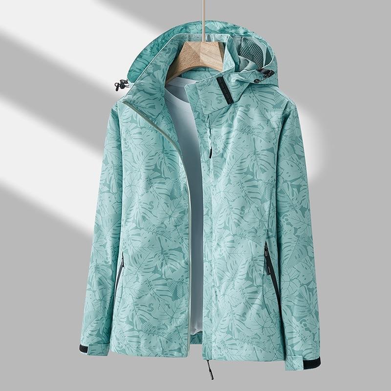 Jacket men's and women's spring and autumn thin Camouflage windproof waterproof jacket group mountaineering suit cross-border jacket men