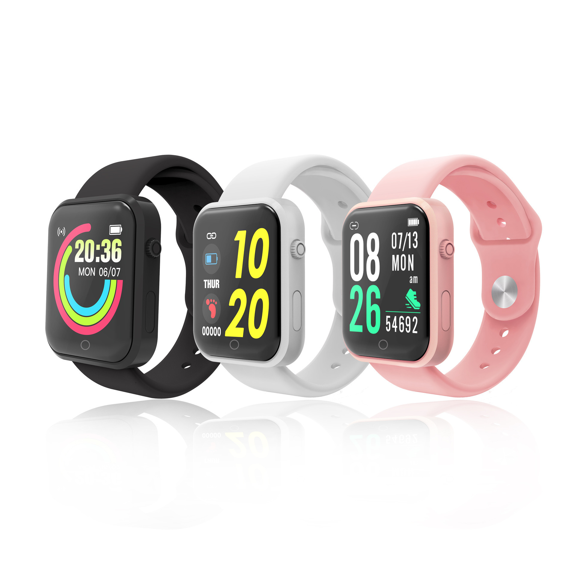 New T500 PRO smart bracelet motion detection heart rate blood pressure bluetooth watch step message reminder gift
