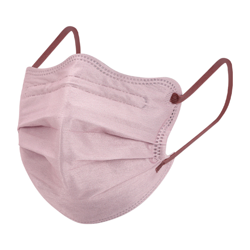 Disposable butterfly wave V face V-shaped sun protection eye protection corner Net red color value Morandi three-layer independent packaging mask