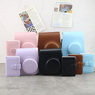 A generation of Poly mini11/8/9 universal solid color camera bag +3 inch 28 into the photo album set simple