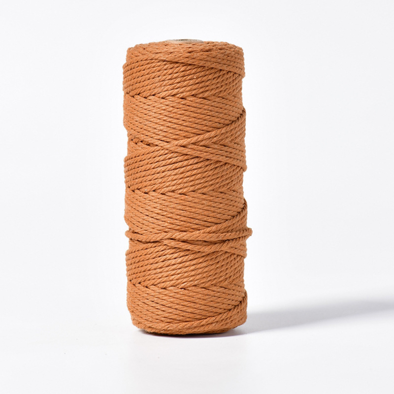 Color Cotton Rope diy Handmade Braided Rope Color Bundle Decorative Rope Thick and Thin Cotton Thread Rope Tapestry Rope Zongzi Rope