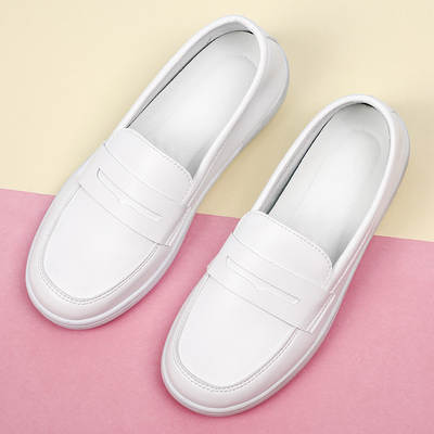 Flat bottom nurse shoes women's summer casual comfortable soft bottom white shoes non-slip breathable medical special work shoes wholesale