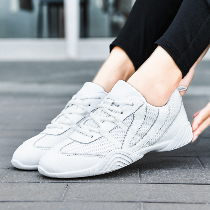 2021 New Arrival Competitive Aerobics Shoes Women's Cheerleading Children's Gymnastics Shoes Training Competition Shoes Soft Sole Square Dance Shoes