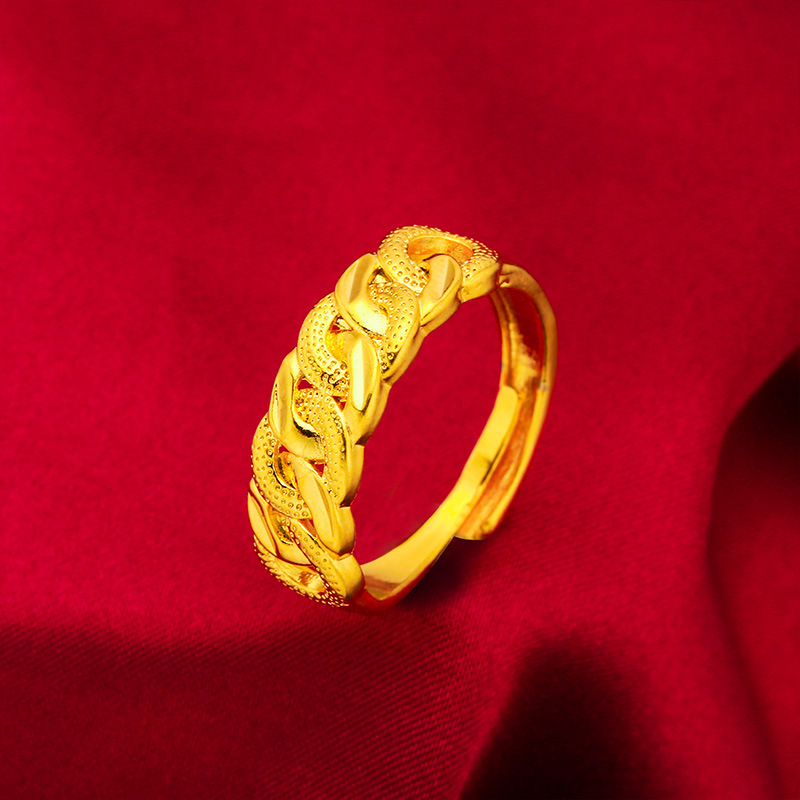 Vietnam sand Gold Bracelet Men's  gold plated women's horse whip  bracelet lovers long time does not fade bracelet_voghion.com