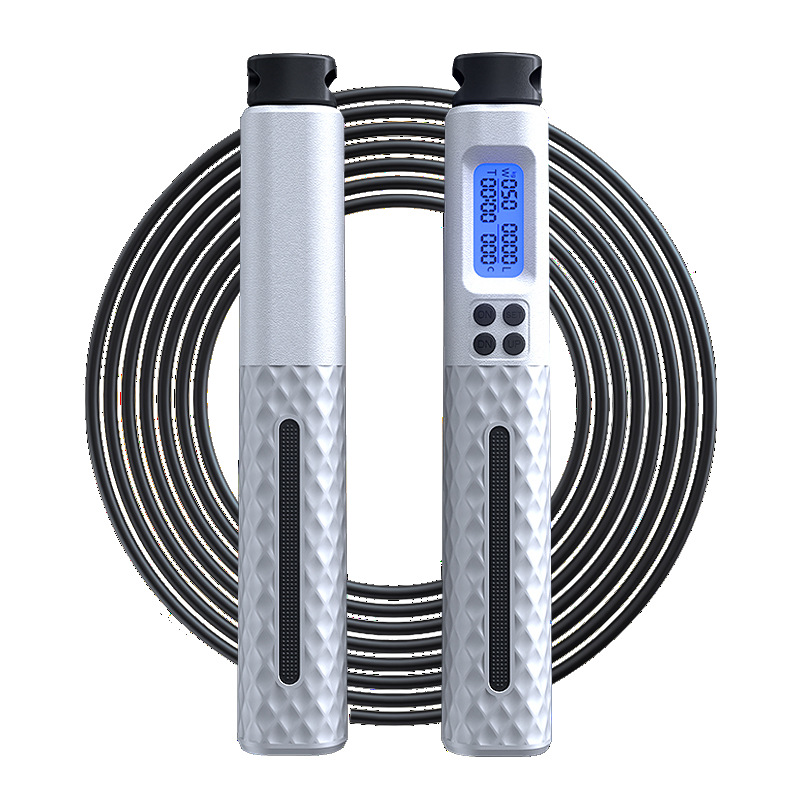 Cross-border dedicated to cordless electronic counting with weight-bearing rope skipping adult fitness indoor and outdoor dual-use rope skipping wholesale manufacturers