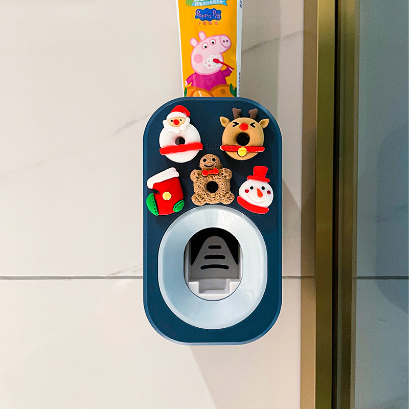 Children squeeze toothpaste artifact toothbrush toothpaste rack mouthwash Cup cartoon cute squeezer suit