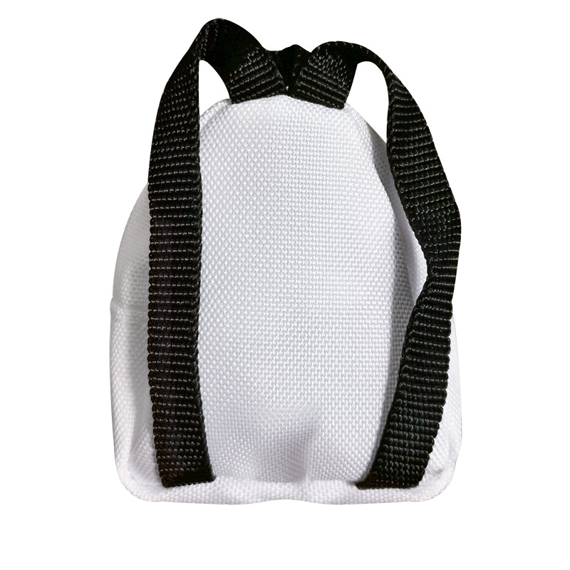 Toy doll canvas small bag small bu Backpack 6 bjd double zipper change canvas bag 8X7cm