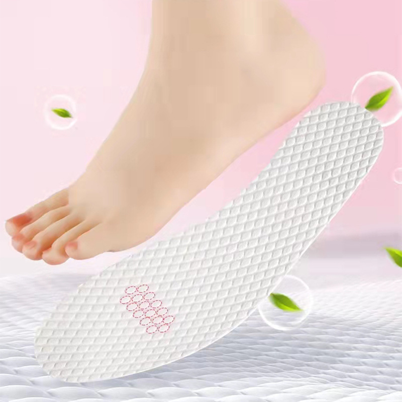 Disposable Wood Pulp Insole Ultra-thin Sweat Absorbing Breathable Comfortable Sweat-proof Paper Insole Summer Thin Wooden Pulp Insole