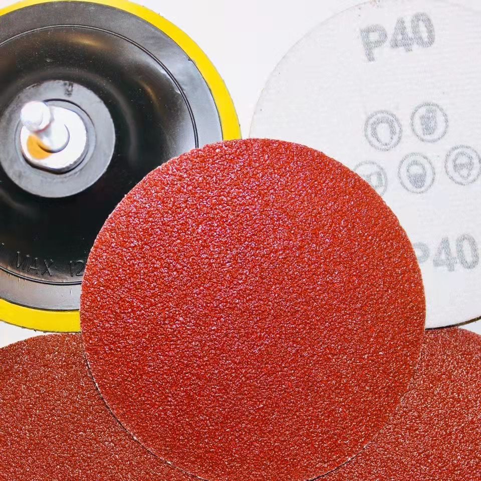5 inch 125mm flocked sandpaper red sand disc self-adhesive sandpaper polishing mirror polishing 7000 mesh