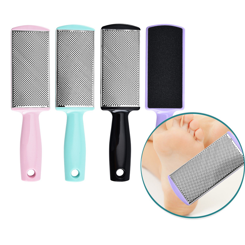 Spot stainless steel foot board file foot grinder foot rubbing brush to remove dead skin file foot exfoliation to protect calluses foot rubbing