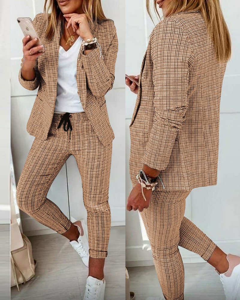 2024wish Amazon independent station new casual fashion suit small suit women's suit a large number of in stock