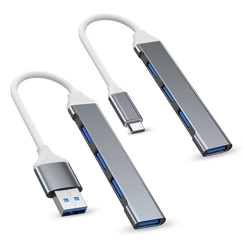 Aluminum alloy 4-port ultra-thin usb 3.0Hub hub type c USB3.1 one-four USB C splitter