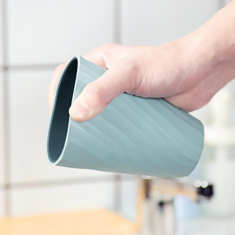 Brushing cup mouthwash cup couple toothbrush cup children's washing cup household transparent high-value toothball teeth cup wholesale