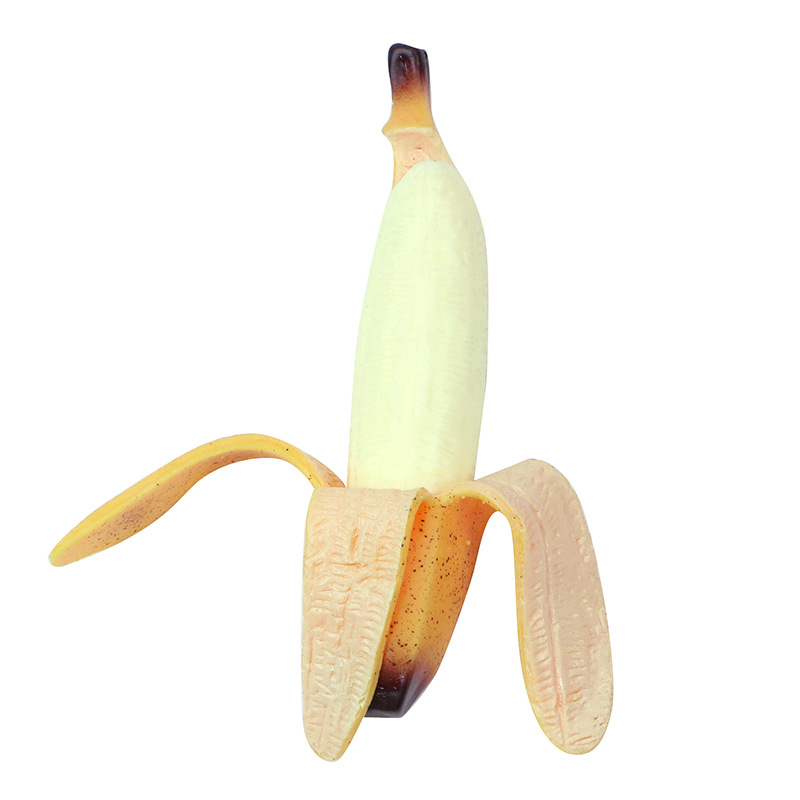 Simulation Peeling Banana Decompression Toy Shake Tone Same Small Toy Vent Decompression Pinch Music Pressure Ball Toy