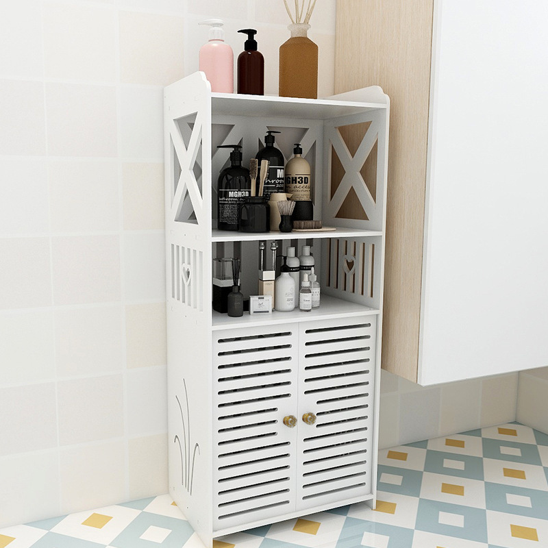 Inodoro lavabo estante de almacenamiento de piso dormitorio gabinete de almacenamiento de piso gabinete de almacenamiento de baño inodoro gabinete lateral