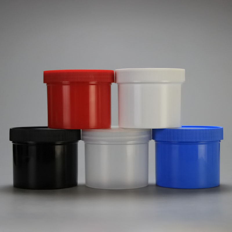 Plastic cans wholesale 100ml250ml500ml g thick wide mouth ink cans vertical bucket plastic bucket