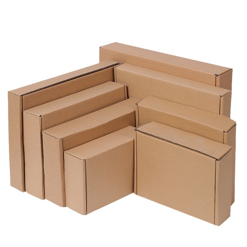 Jinhua aircraft box rectangular packaging box corrugated paper small paper box spot carton box printing logo carton
