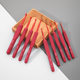 Factory alumina crochet set handmade diy weaving tool for beginners home Hook sweater non-slip Red Hook needle