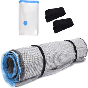 Cross-border hot selling transparent mattress thickened 12 silk vacuum compression bag wholesale vacuum cotton wool storage bag