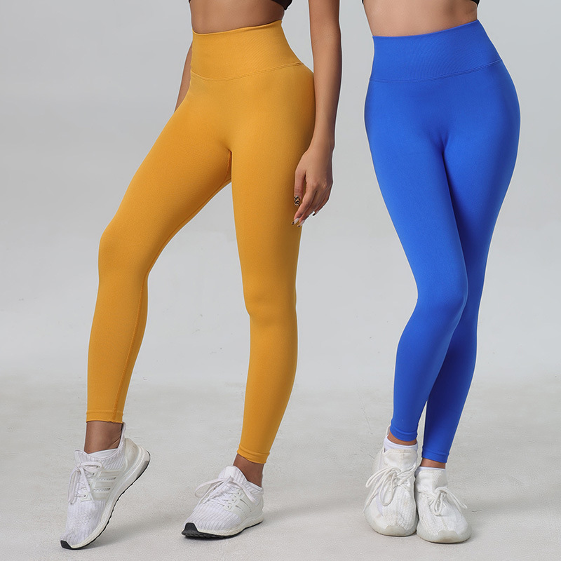 Wholesale spring peach hip yoga pants sports cycling pants quick-drying yoga clothing high waist tight fitness pants generation hair
