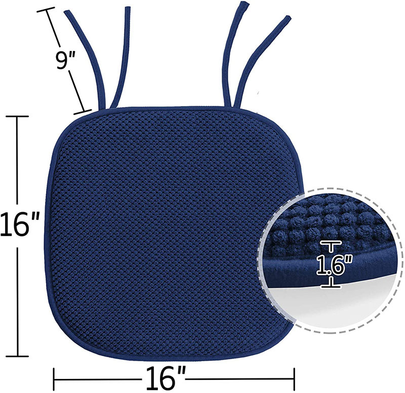Amazon hot sale memory foam sponge dining chair cushion slow rebound chair cushion office cushion non-slip