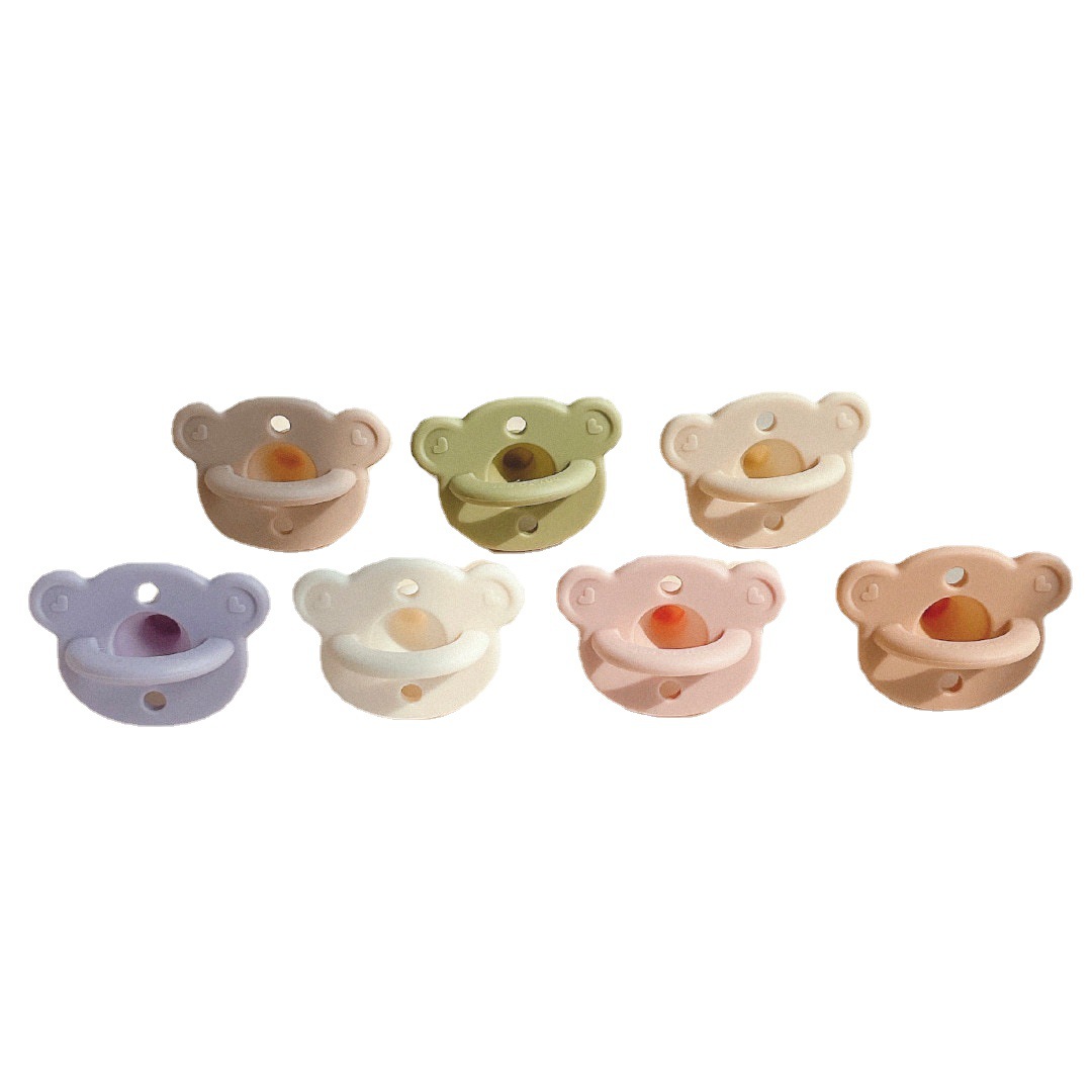 ins style South Korea newborn baby anti-flatulence 0-6 months old over one year old sleeping super soft silicone pacifier