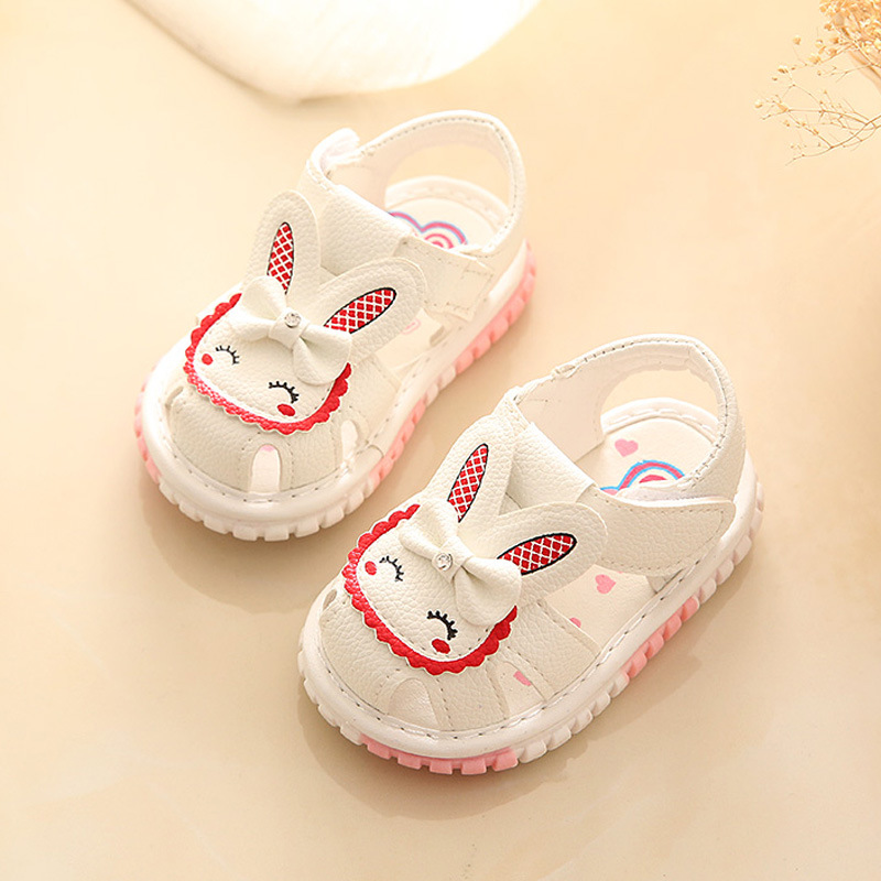 2023 Summer Baby Shoes sandals princess shoes soft soled toddler shoes children's sandals embroidered women's baby shoes 0-2 years old
