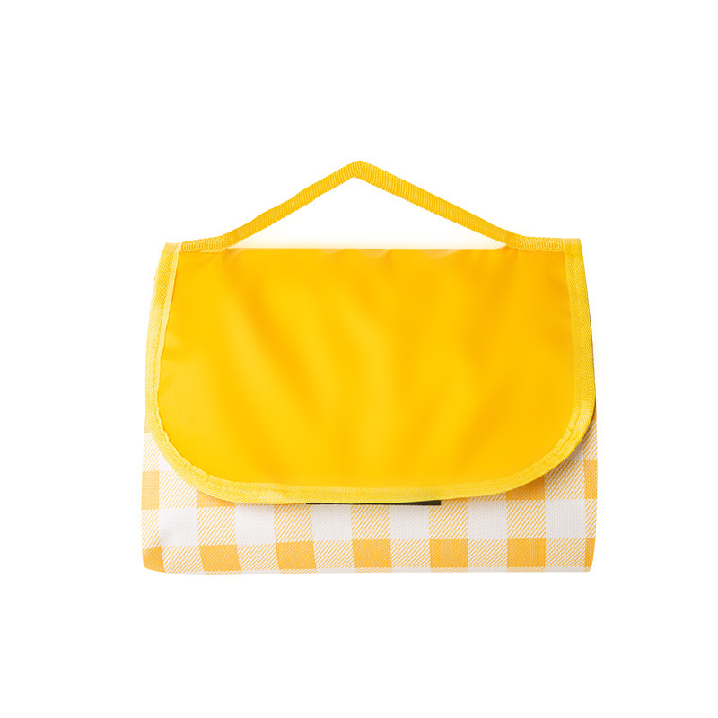Thickened picnic mat spring outing picnic mat outdoor waterproof folding Oxford cloth Plaid outdoor outing moisture-proof mat wholesale