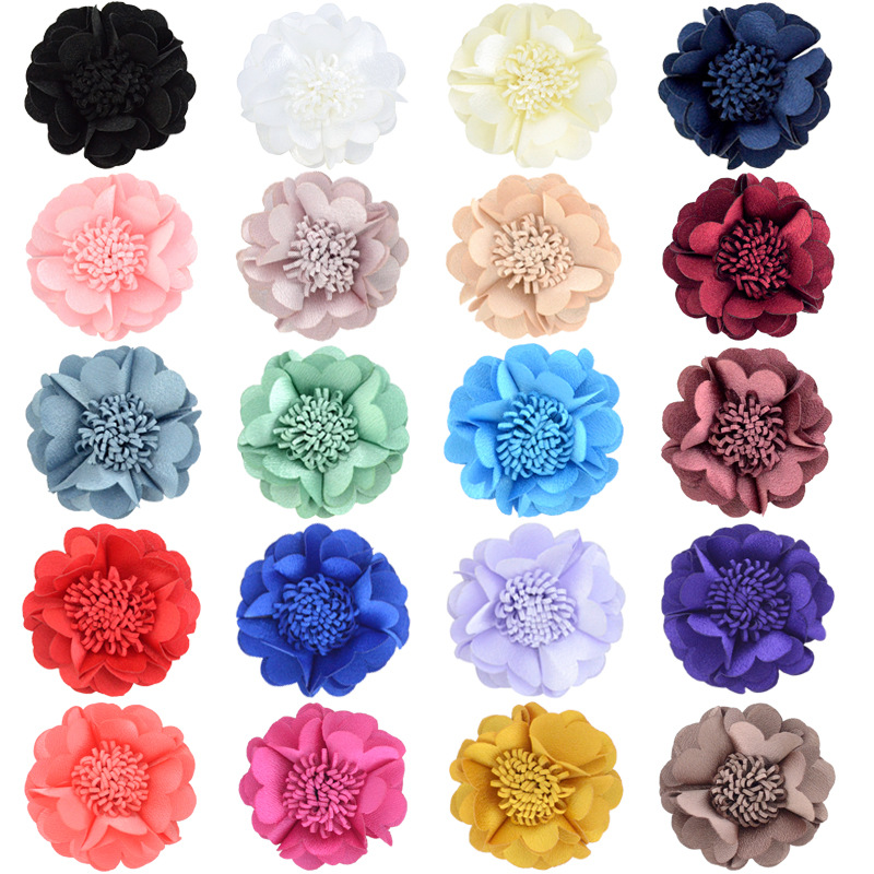 韓版手工流蘇蘿蔔絲花芯立體花朵 diy布藝花朵頭飾鞋帽服飾品配件