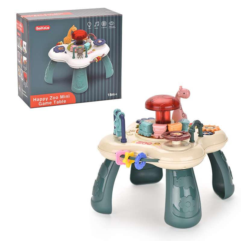 Cross-border Animal Park Mini Game Table Baby Early Education Electric Toys Parent-child Interactive Toys Multifunctional
